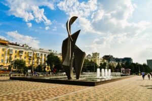 Фото Фонтан Парус в Самаре, Россия