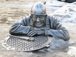 Фото Памятник Степанычу в Омске