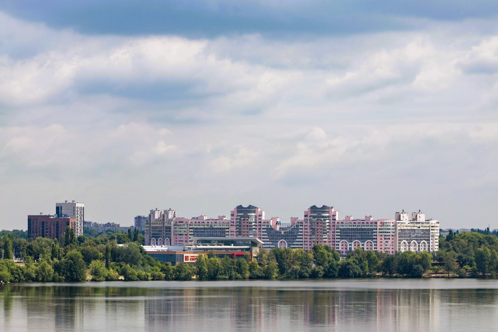Фото Панорама Воронежа с Дона, Россия