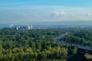 Фото Панорамный вид Красноярска, Россия