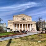 Фото Большой театр на Театральной площади в Москве, Россия
