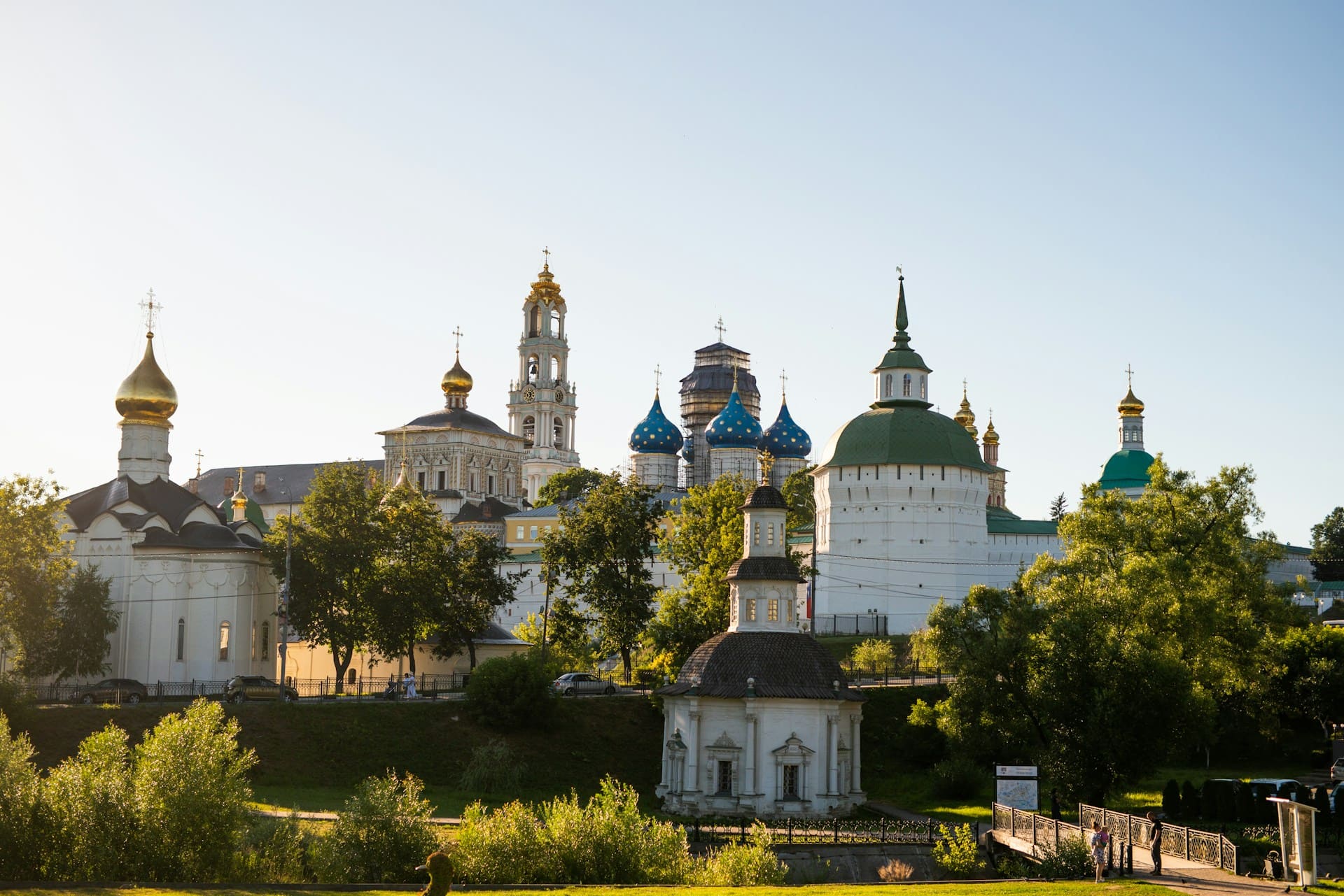 Фото Панорамный вид на Сергиев Посад, Московская область, Россия